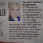 Prof. Dr. Ömer Naci SOYKAN - 1